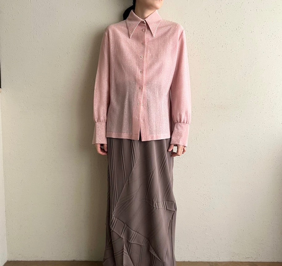 70s Glitter Pink Shirt
