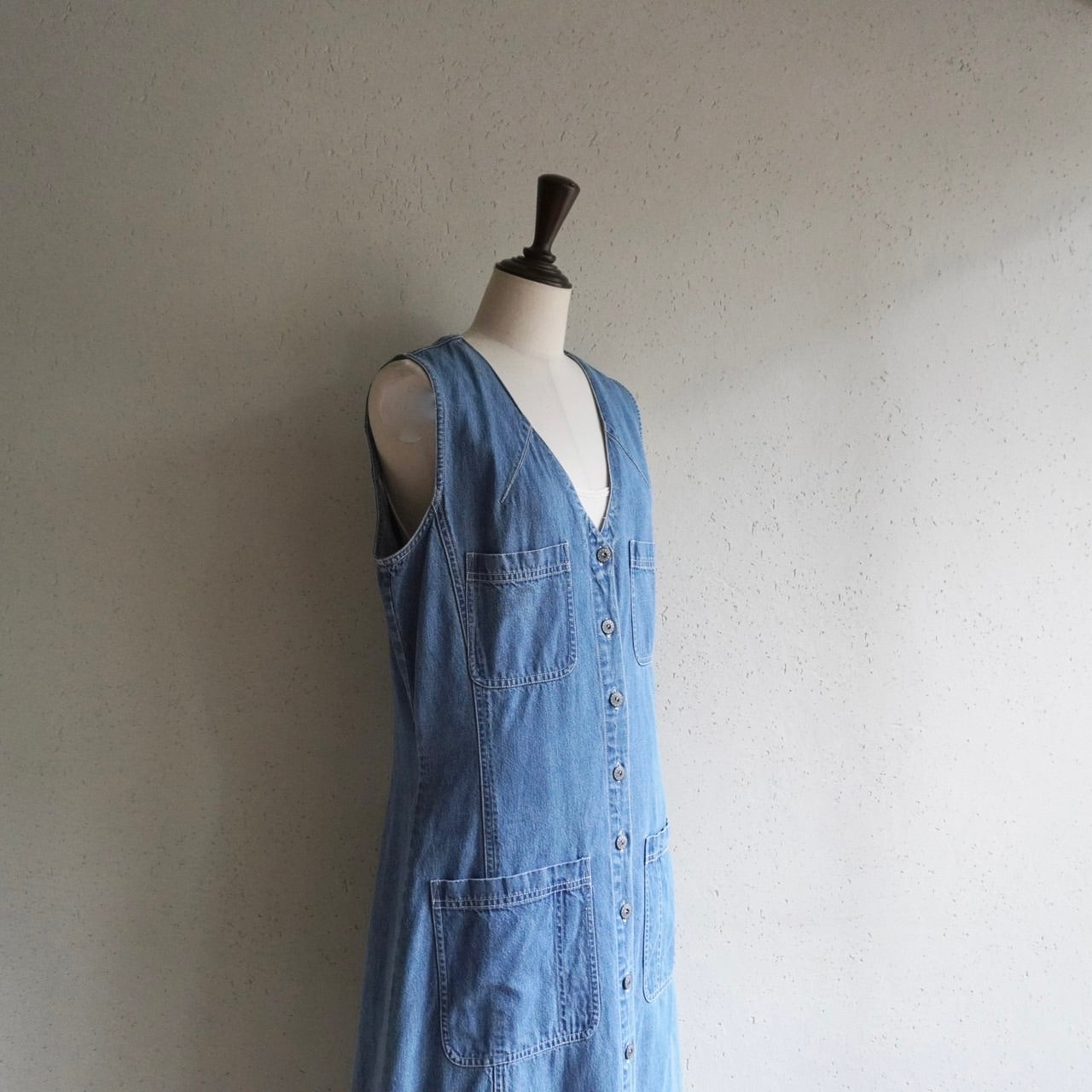 90s Denim Maxi Dress