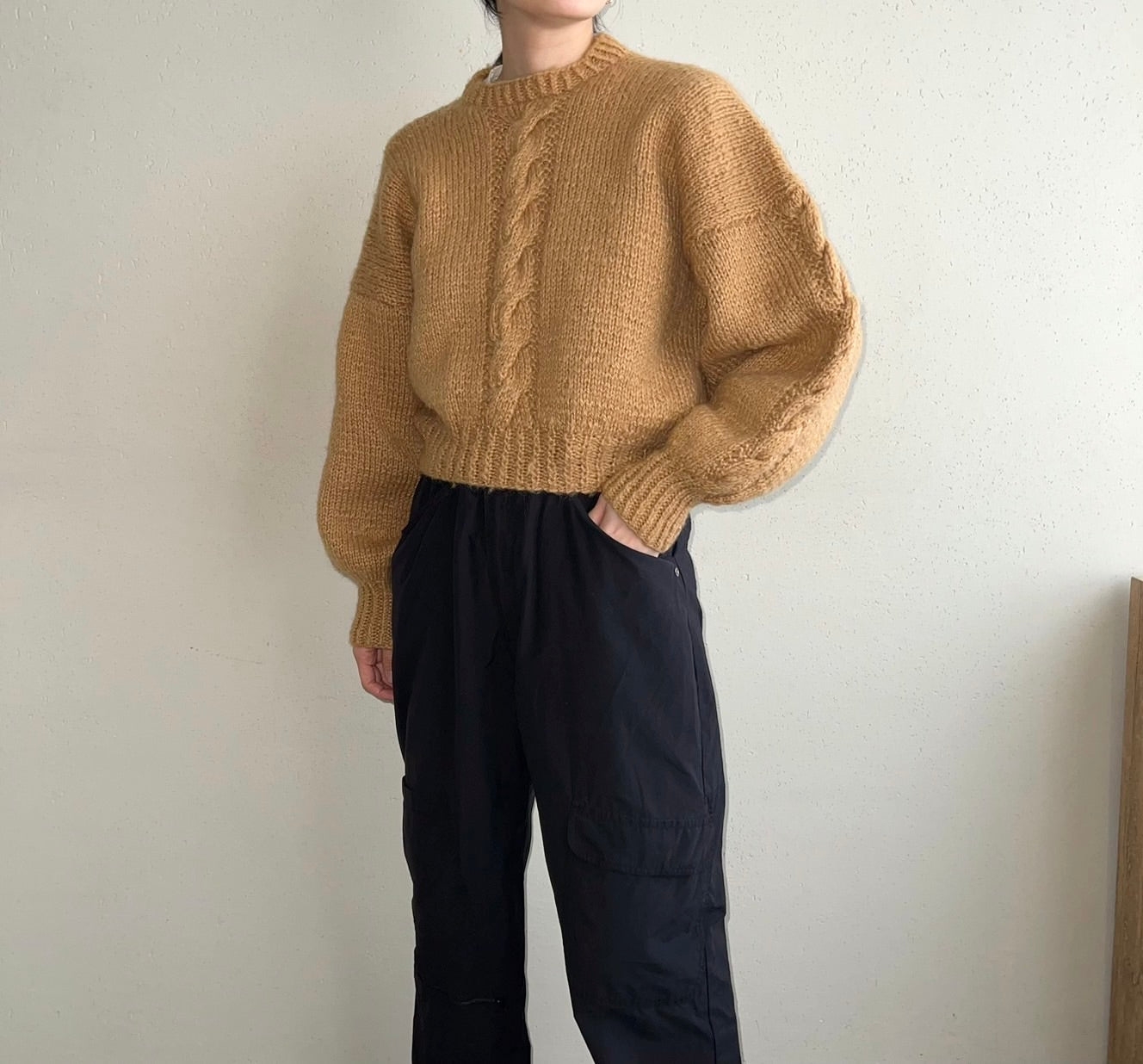 80s Cropped Knit