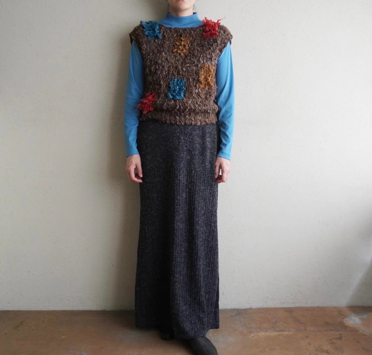 90s Design Knit Vest