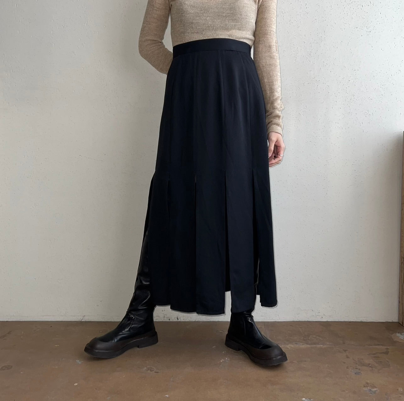 90s EURO Slit Design Skirt