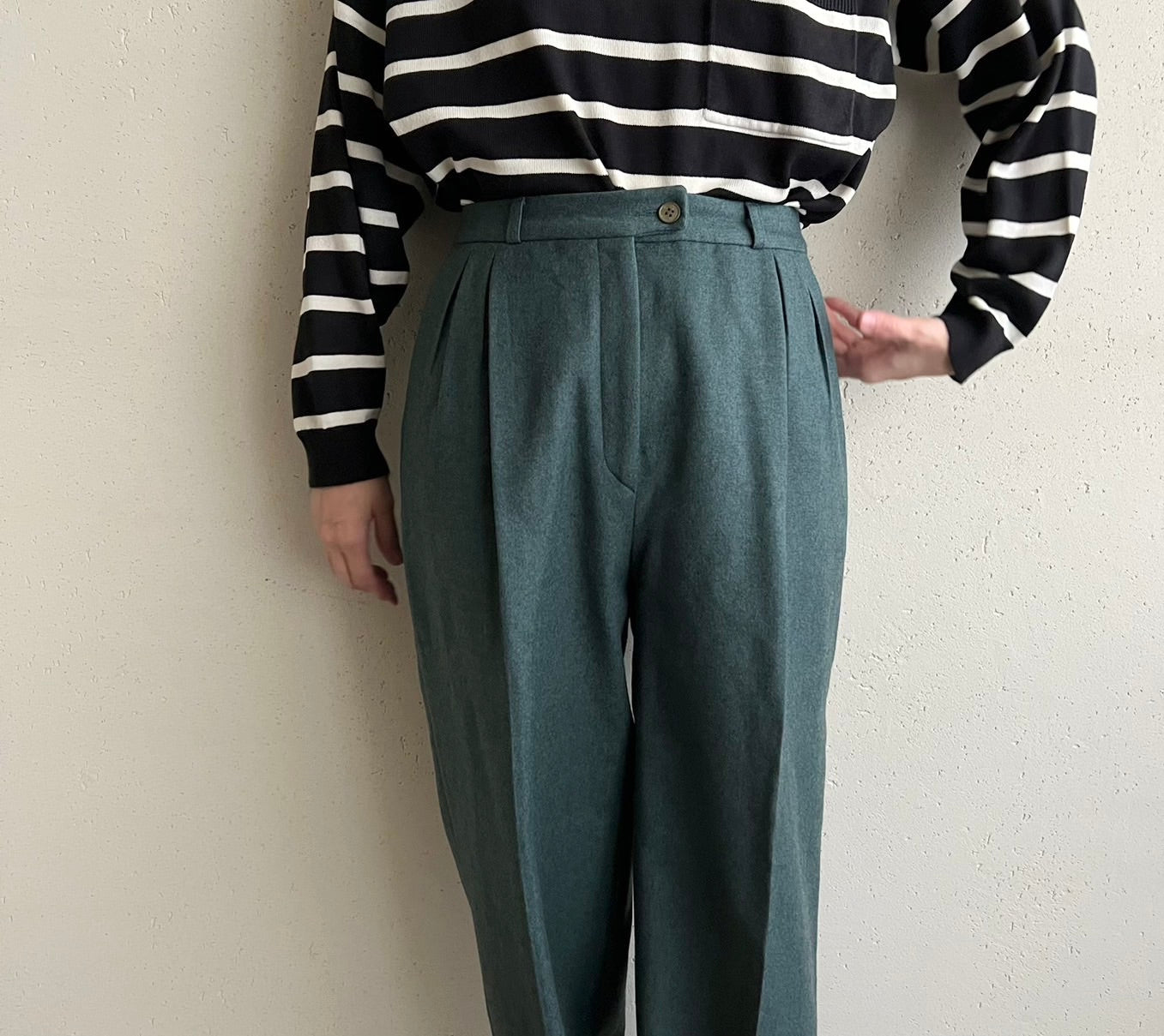 80s Wool Pants Made in Italy