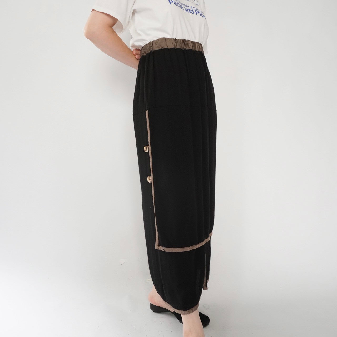 80s Rayon Design Skirt