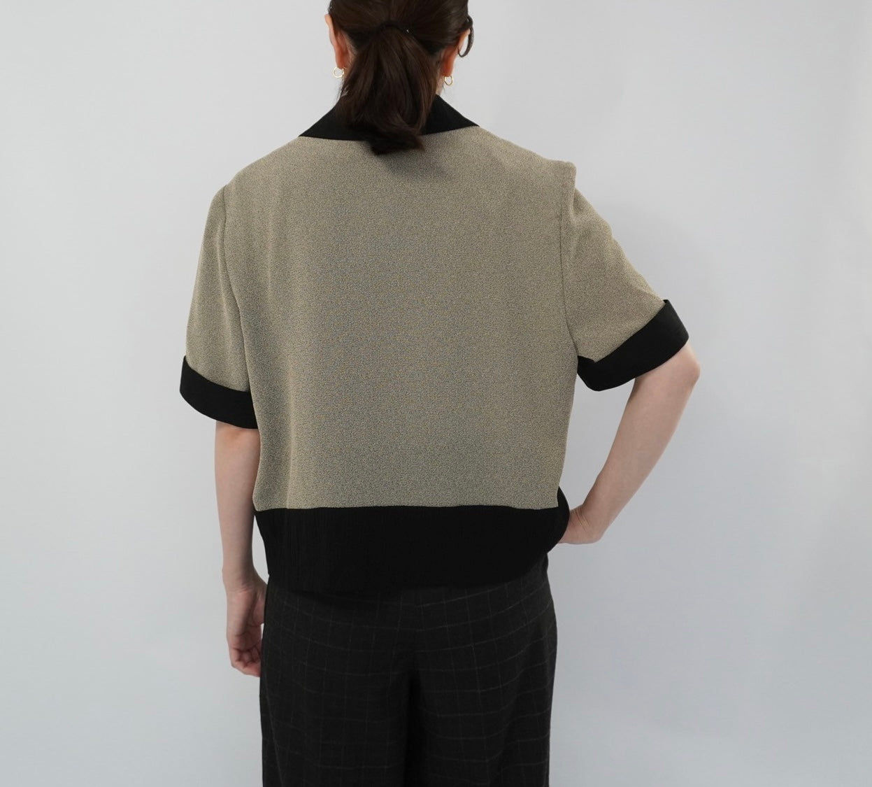 90s Two Tone Design Shirt,Jacket