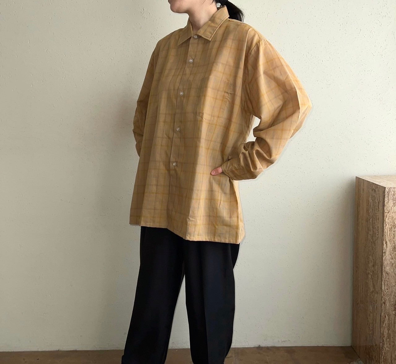 60s"B.V.D." Plaid Shirt