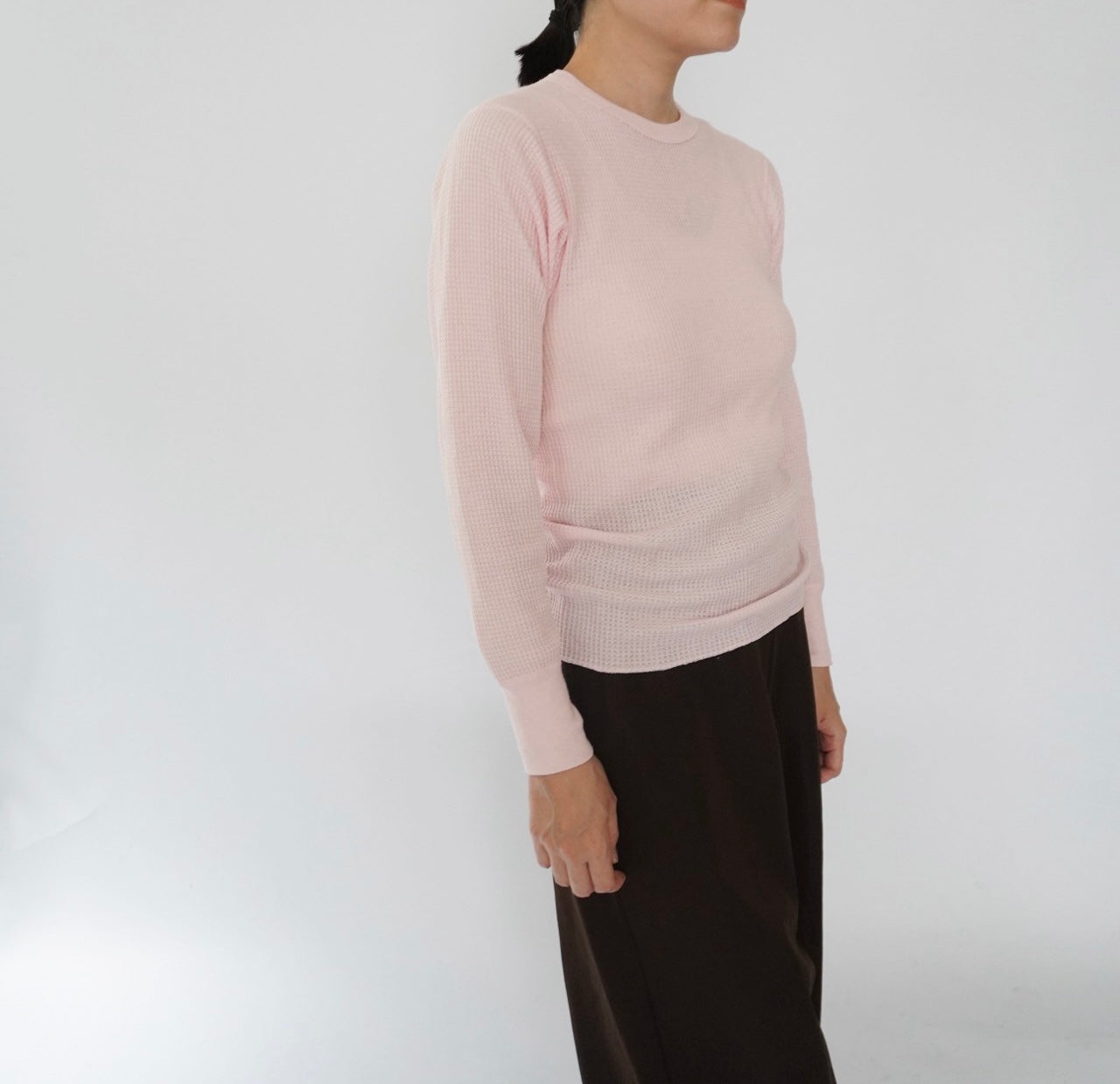 90s Light Pink Thermal Made in USA