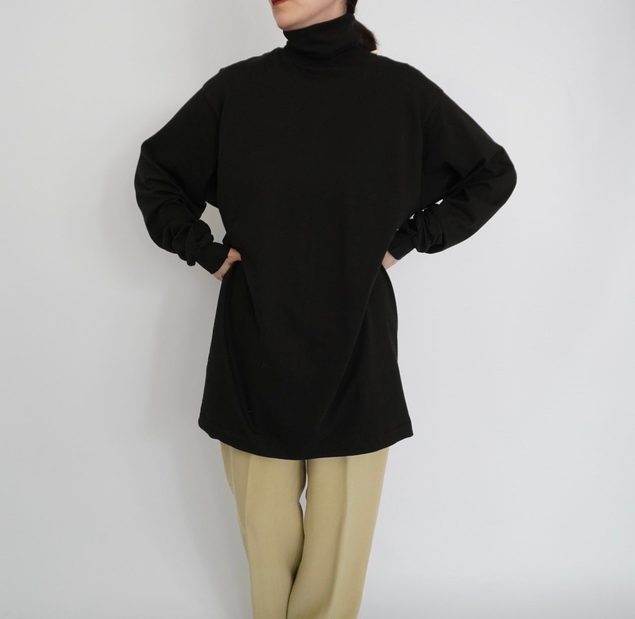 90s ”FRUIT OF THE LOOM ” Long Sleeves T-shirt Made in USA Dead Stock