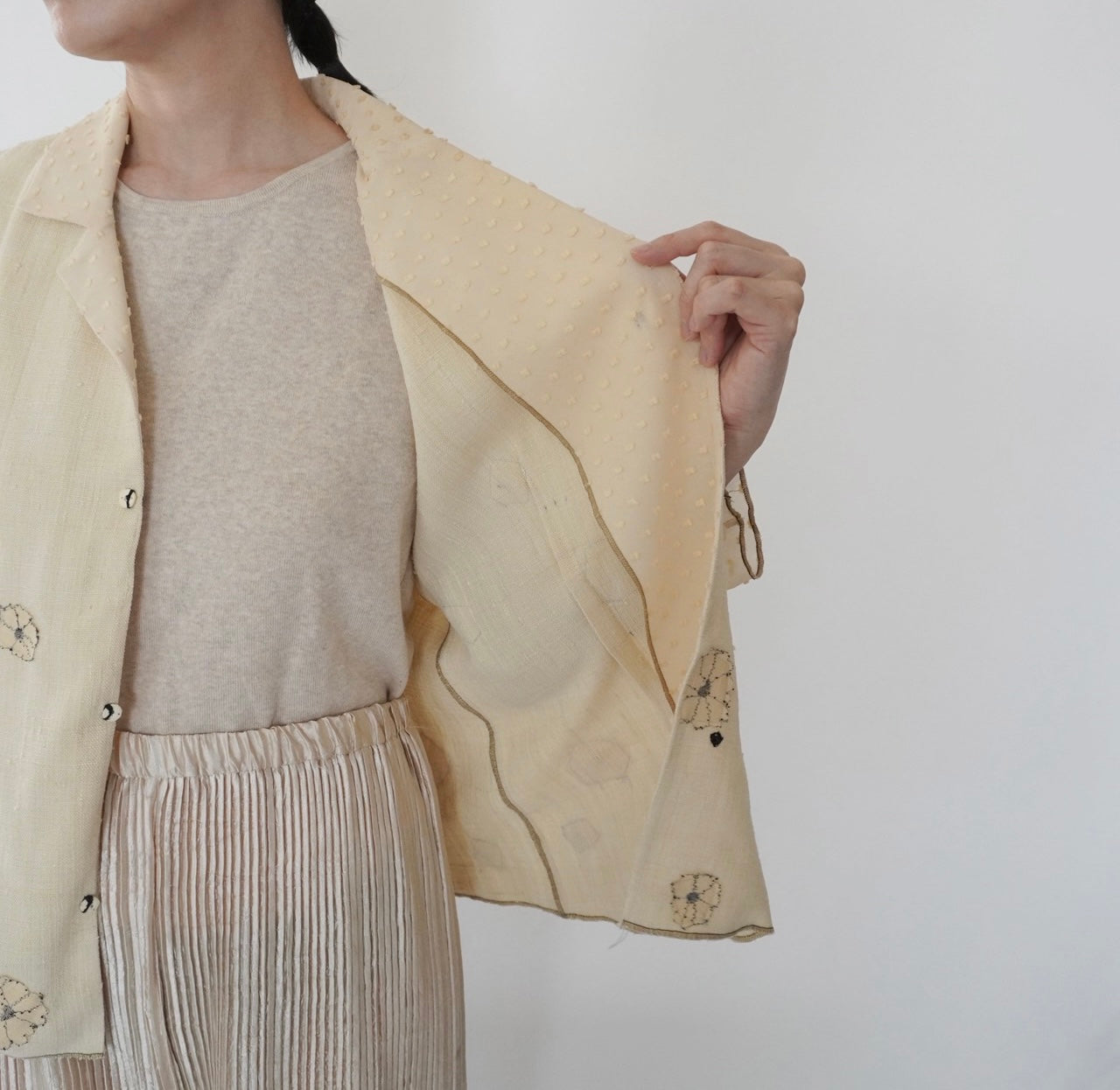 90s "Deborah Cross" Design Light Jacket