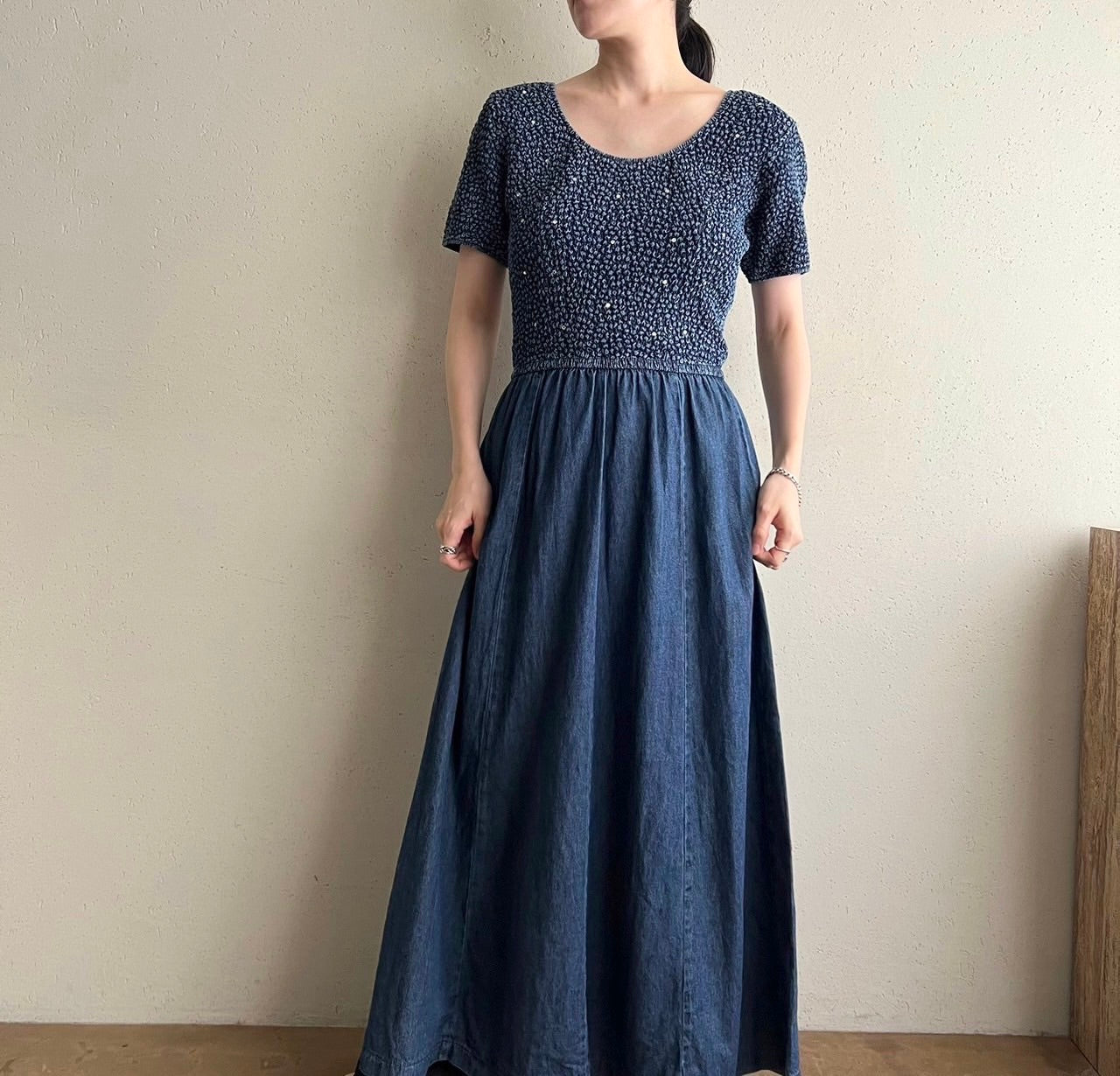 90s Denim Dress Made in USA