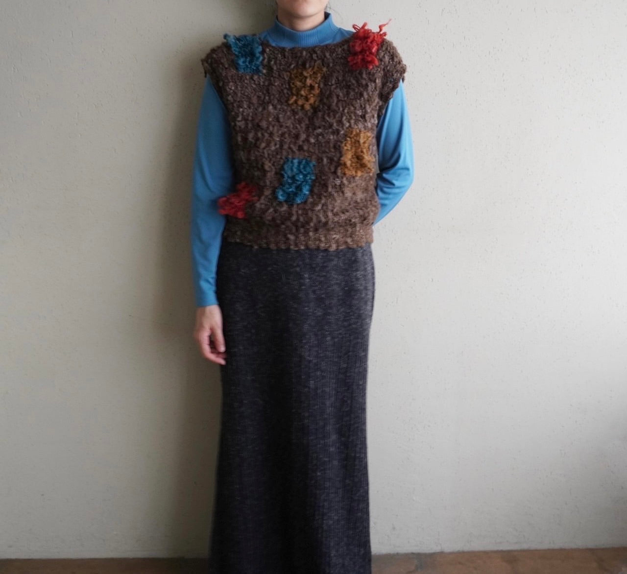 90s Design Knit Vest