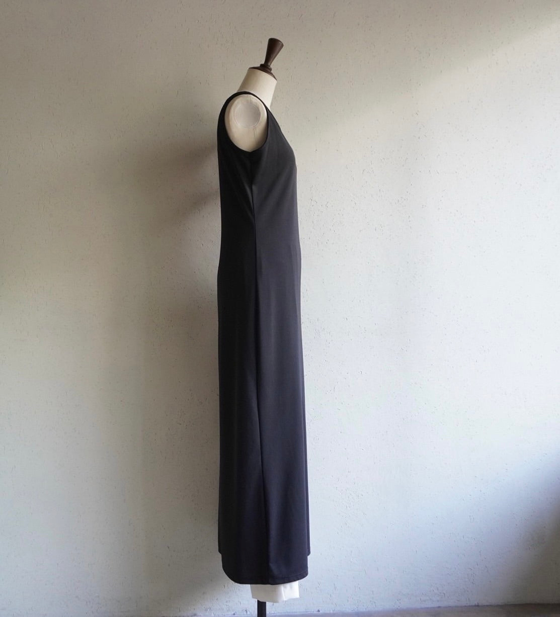 90s Black Sleeveless Maxi Dress