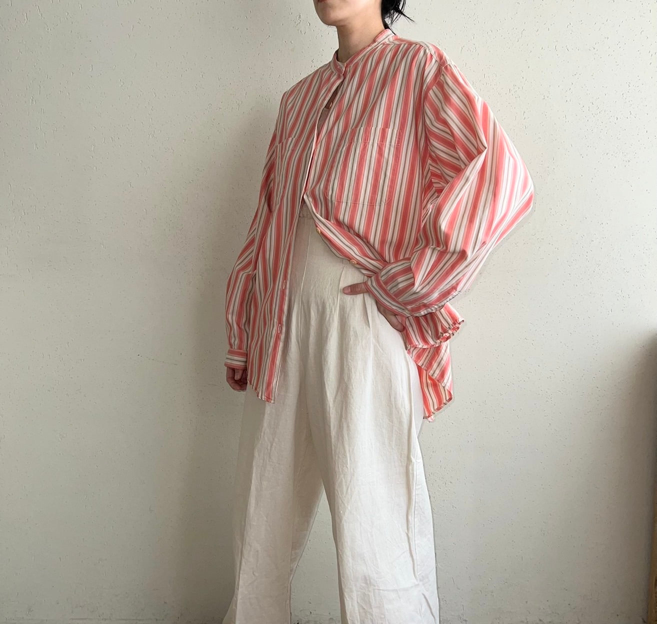 90s "EDDIE BAUER" Striped Shirt