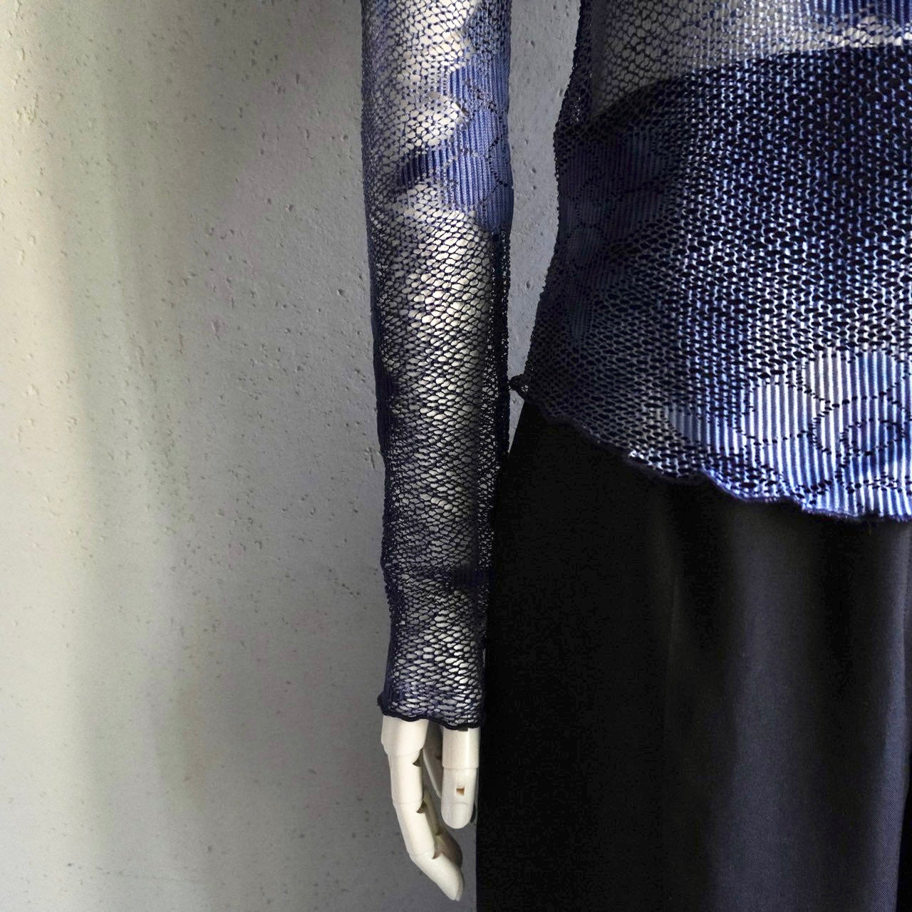 Mesh Blue Top