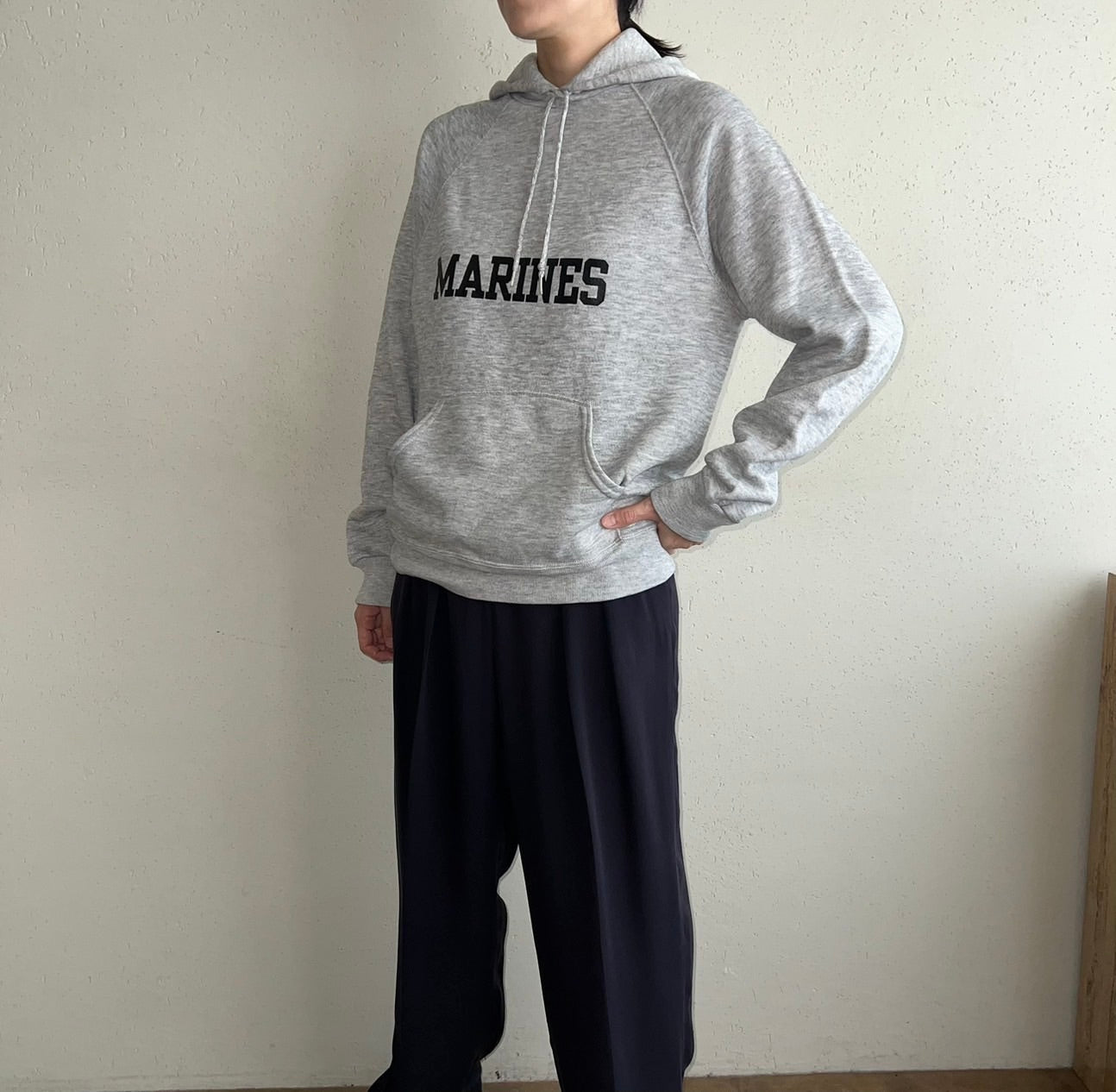 90s Hooded Sweater Made in USA
