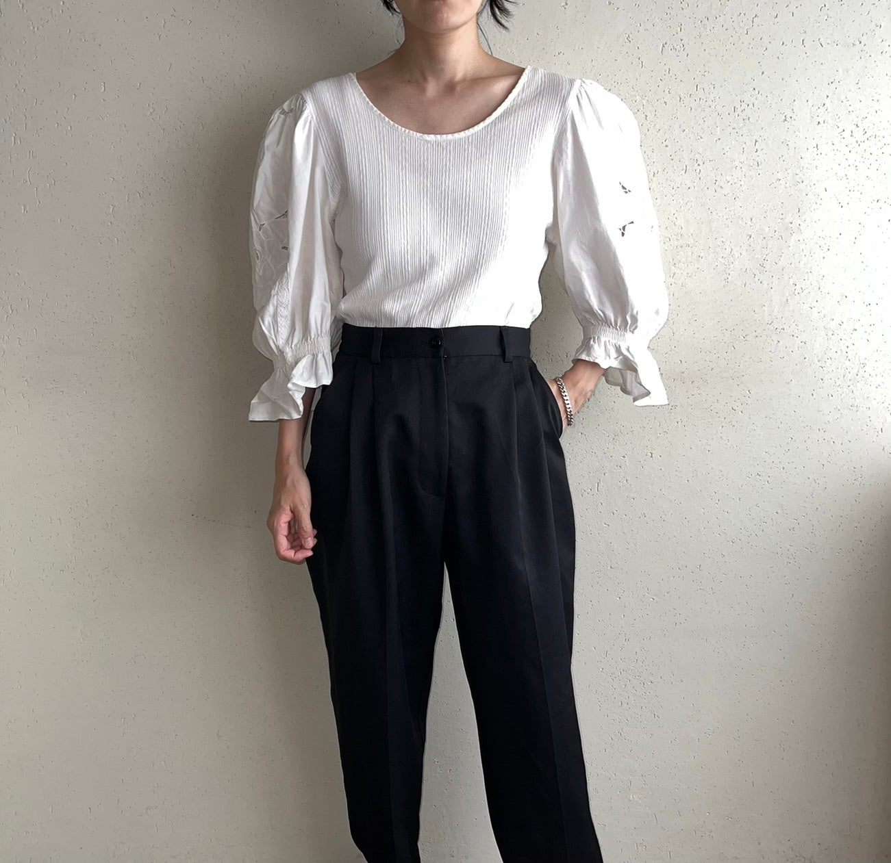 80s EURO Lace Design Top