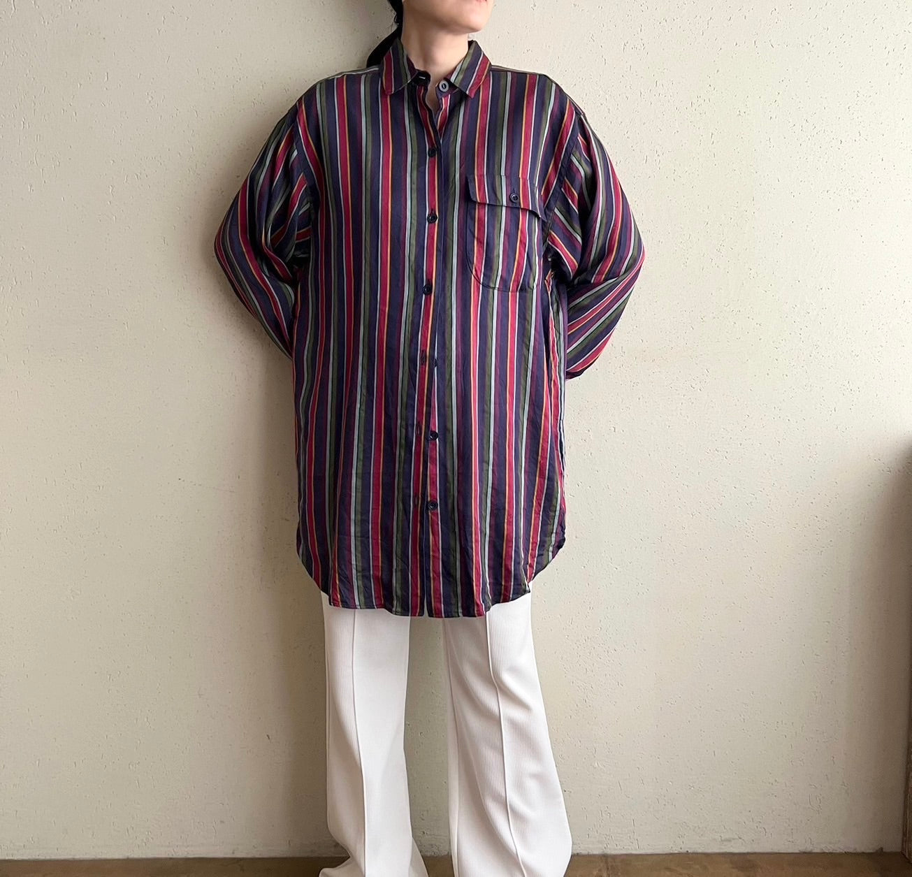 90s Striped Shirt Made in USA
