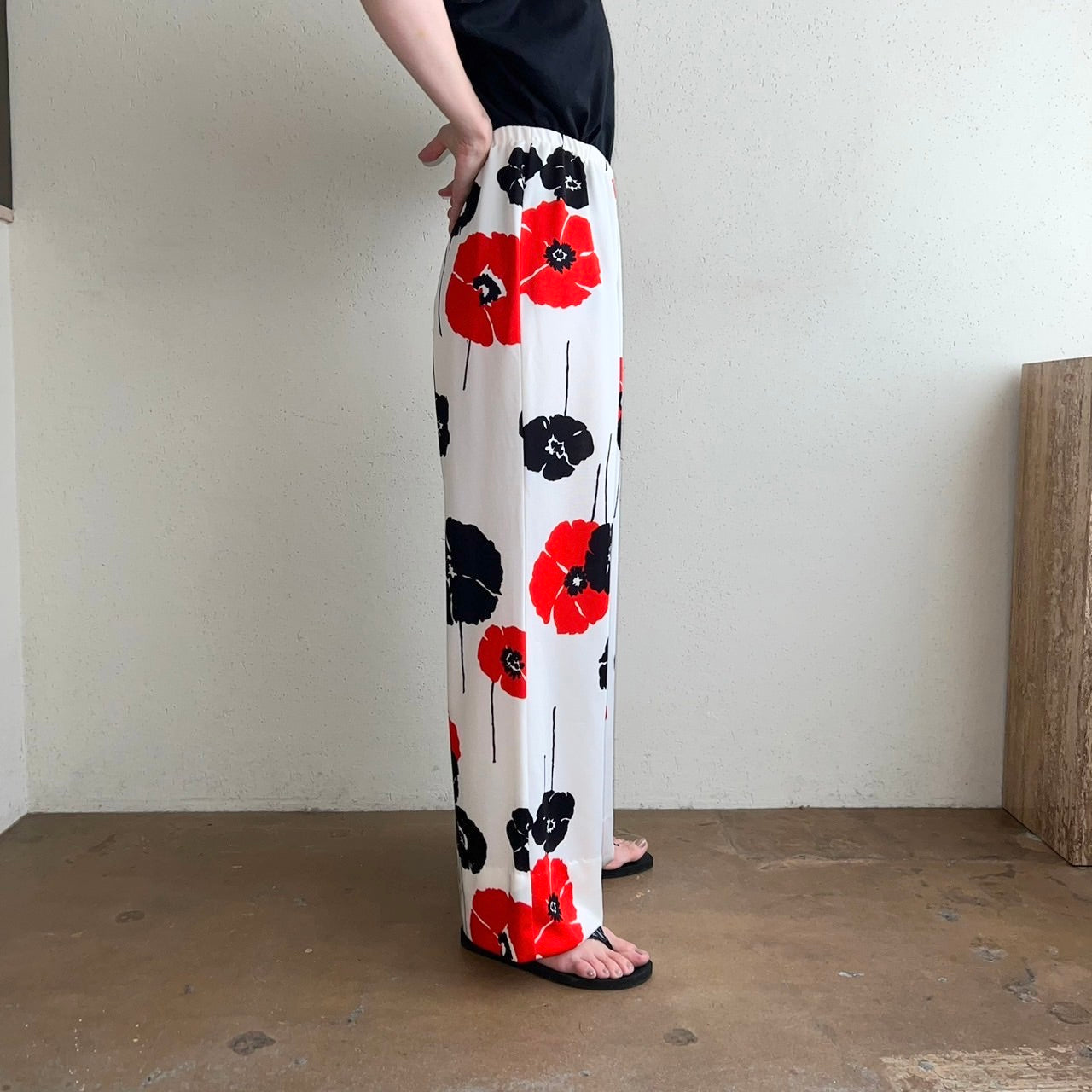 70s Floral Print Pants