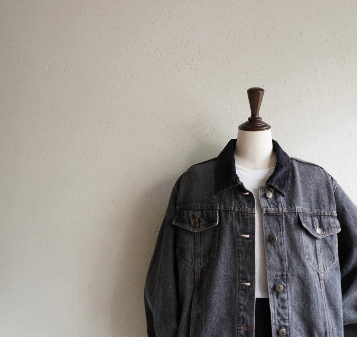 90s EURO Denim×Corduroy Jacket