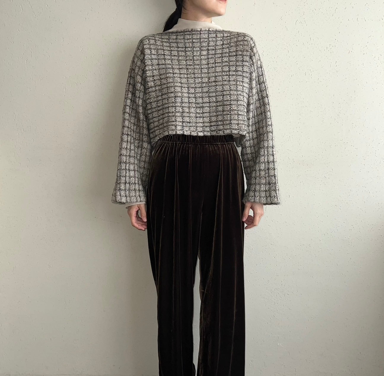 90s Cropped knit