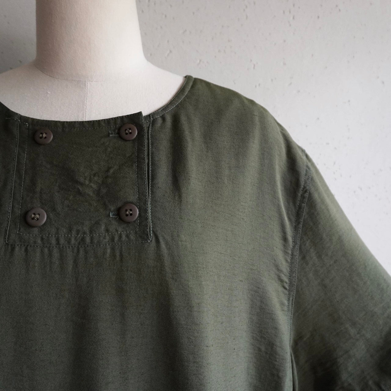 90s Khaki Blouse
