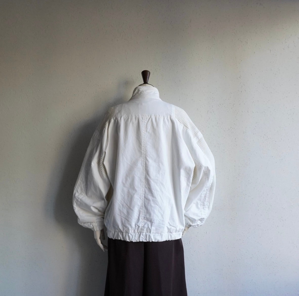 80s Ribbed Design Jacket Made in Italy
