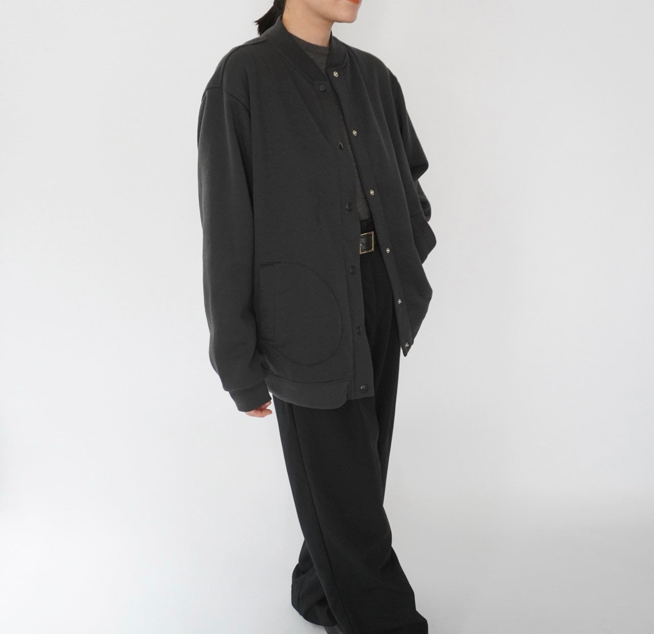 90s Black Sweater Jacket,Cardigan