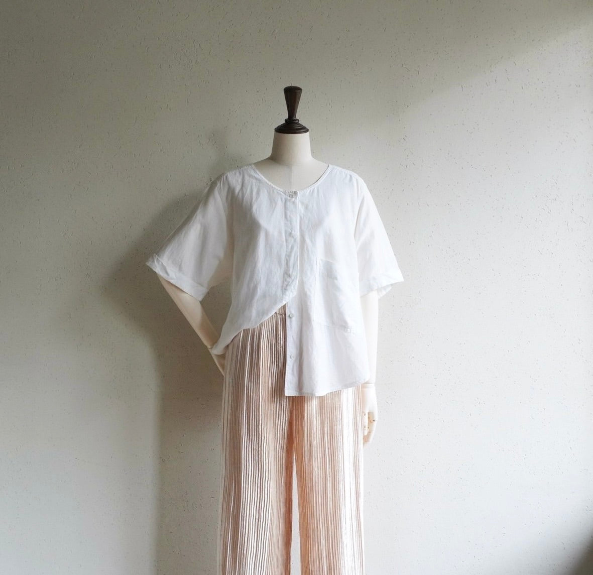 90s EURO Pleated Blouse
