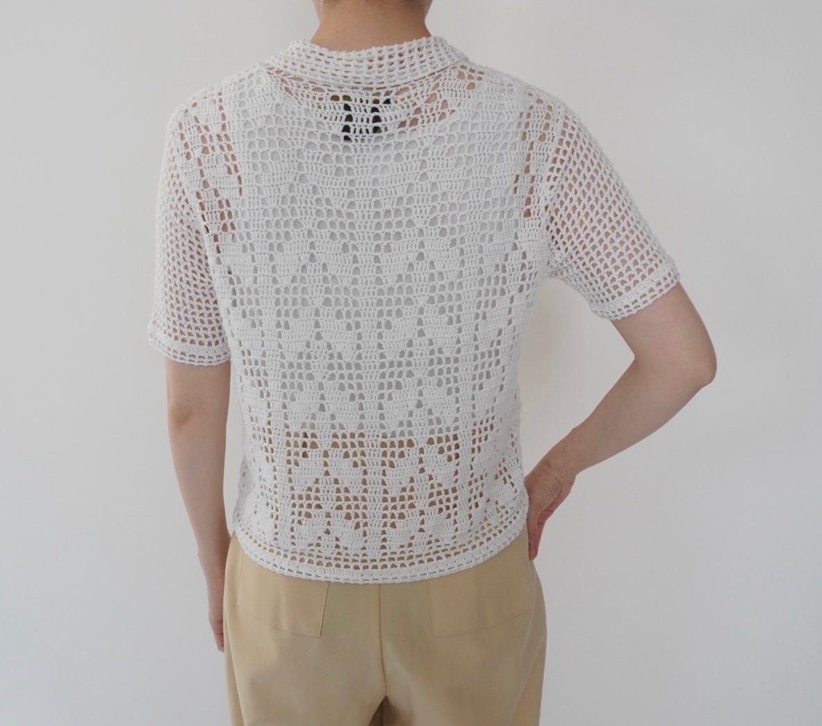 90s Crochet Shirt