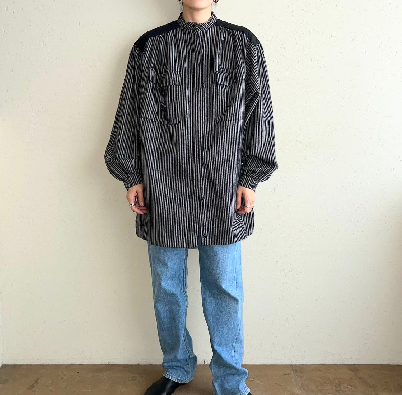 90s Striped Blouse Made in Italy
