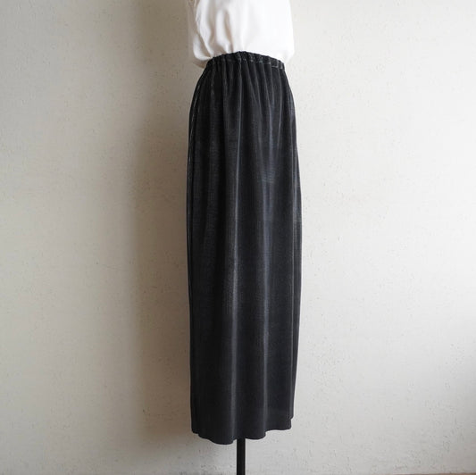 90s Pleated Maxi Skirt