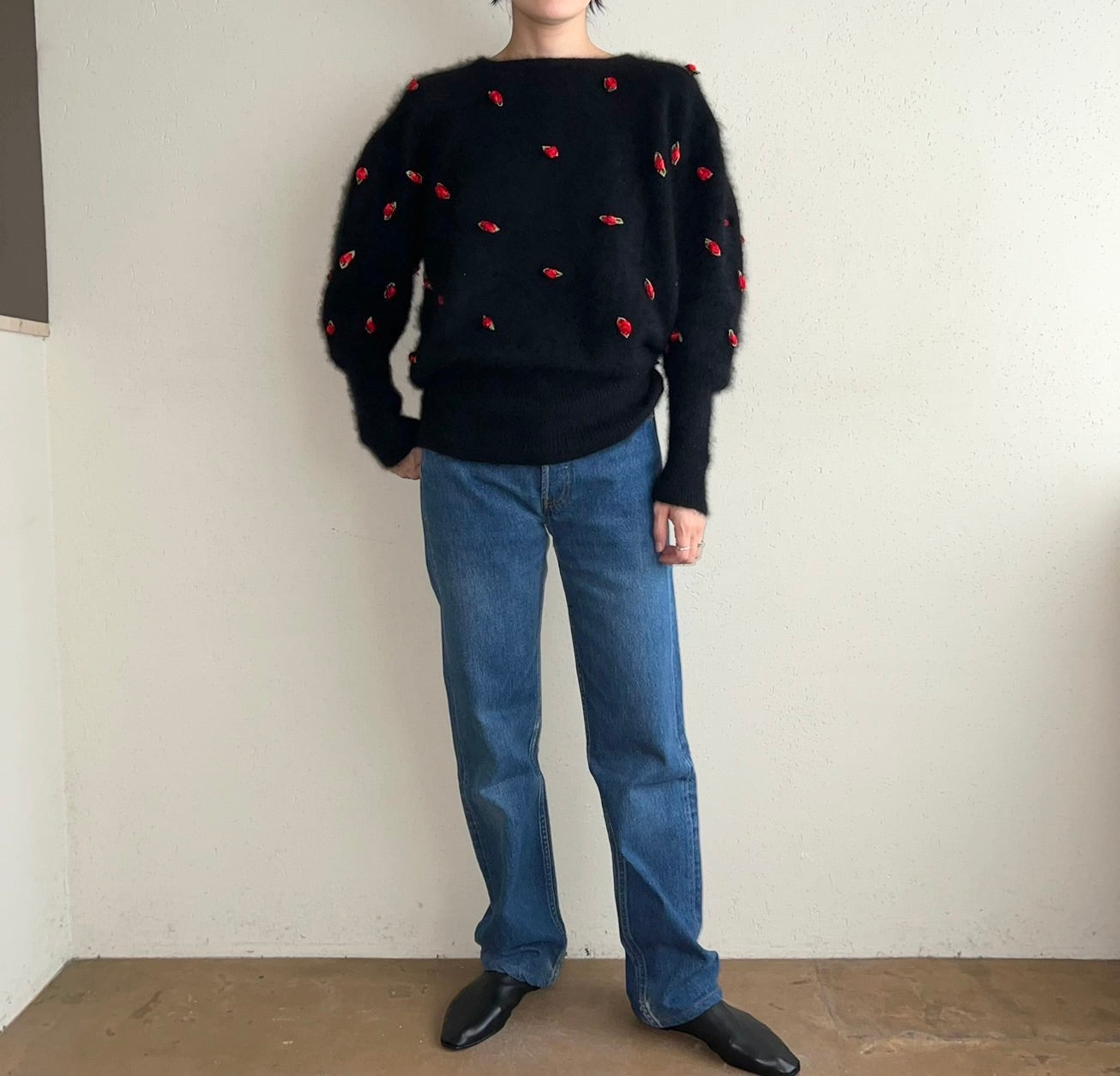 90s Design Angora Knit