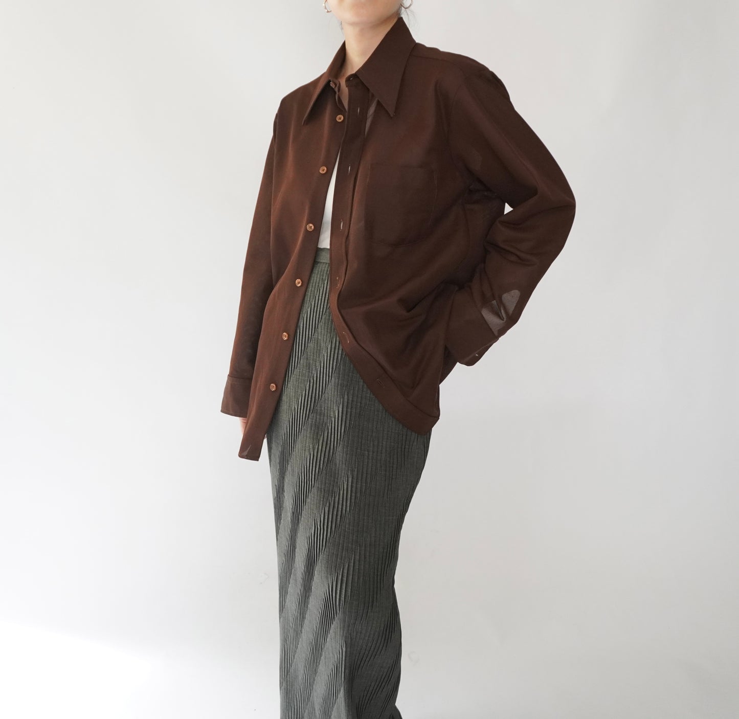70s Brown Shirt