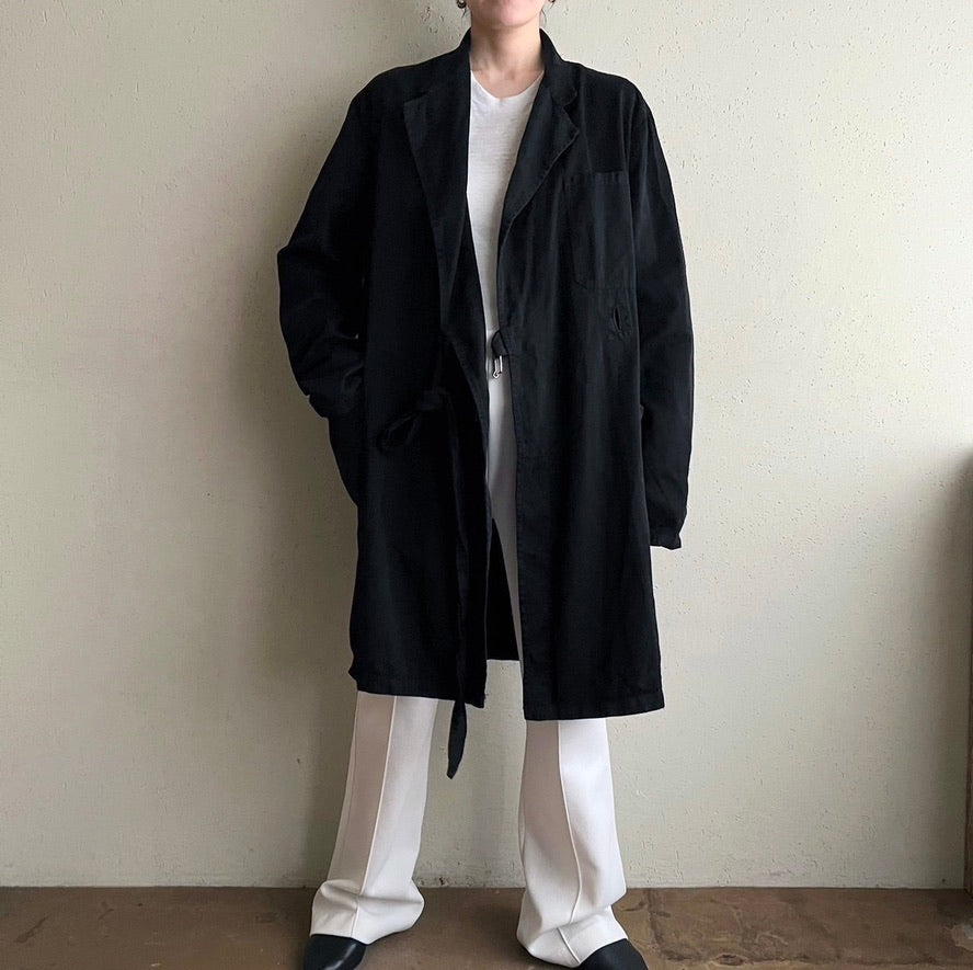 90s Black Belted Jacket