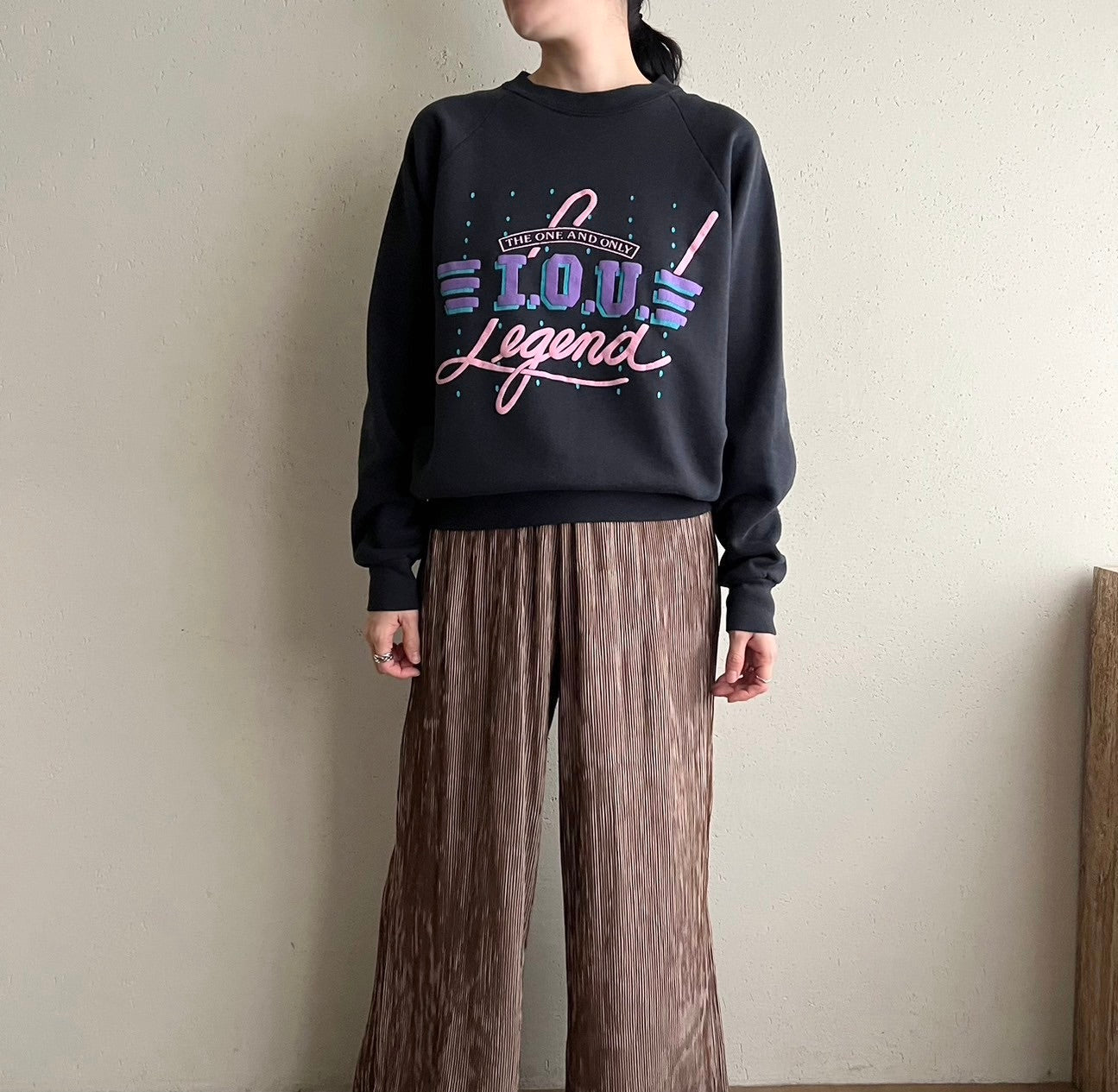 90s Printed Sweater Made in USA