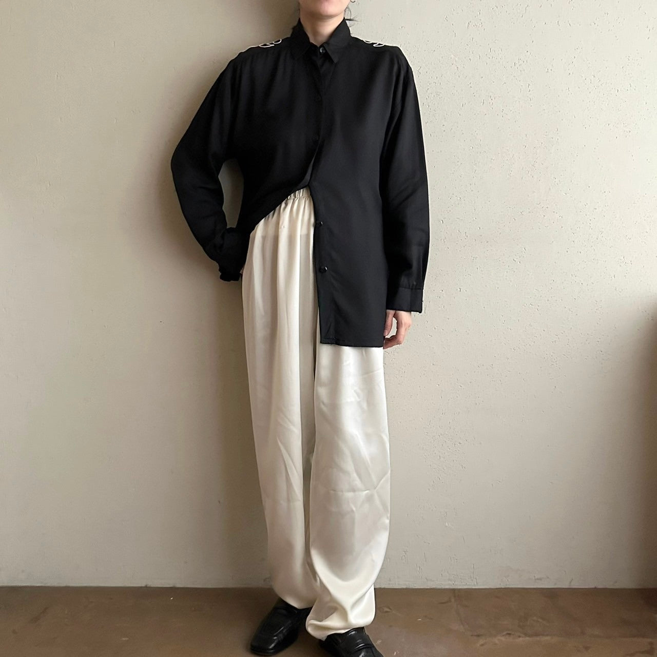 90s Rayon Design Shirt Made in USA