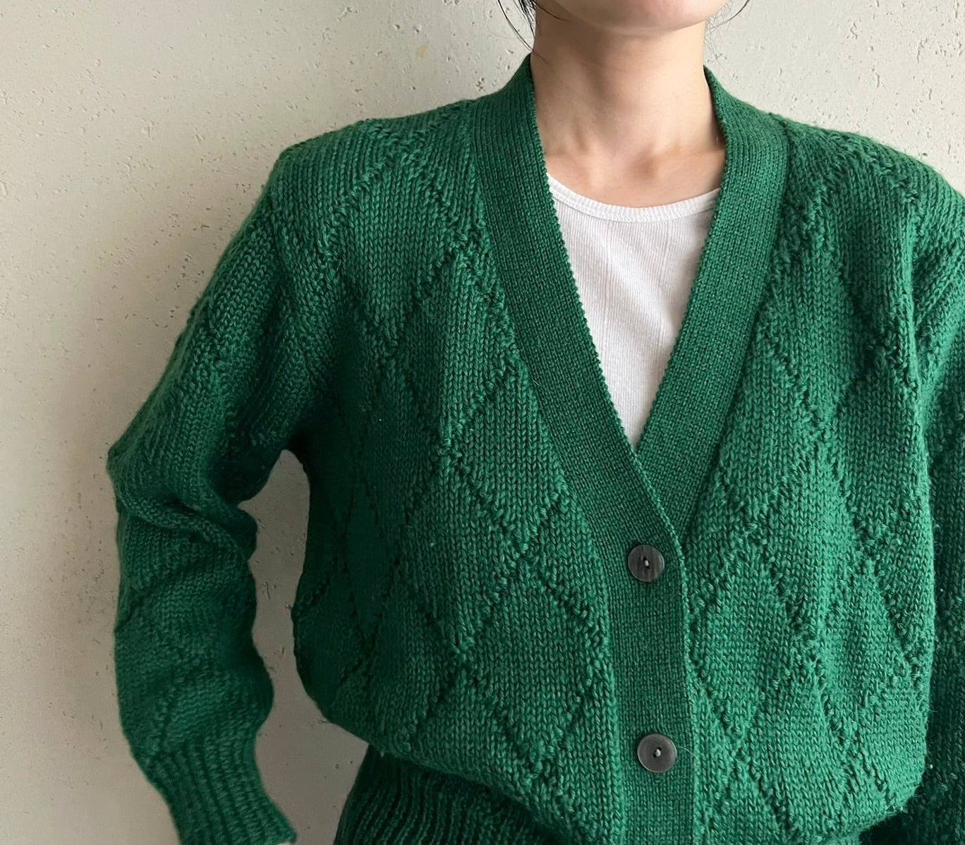 90s Wool Knit Cardigan