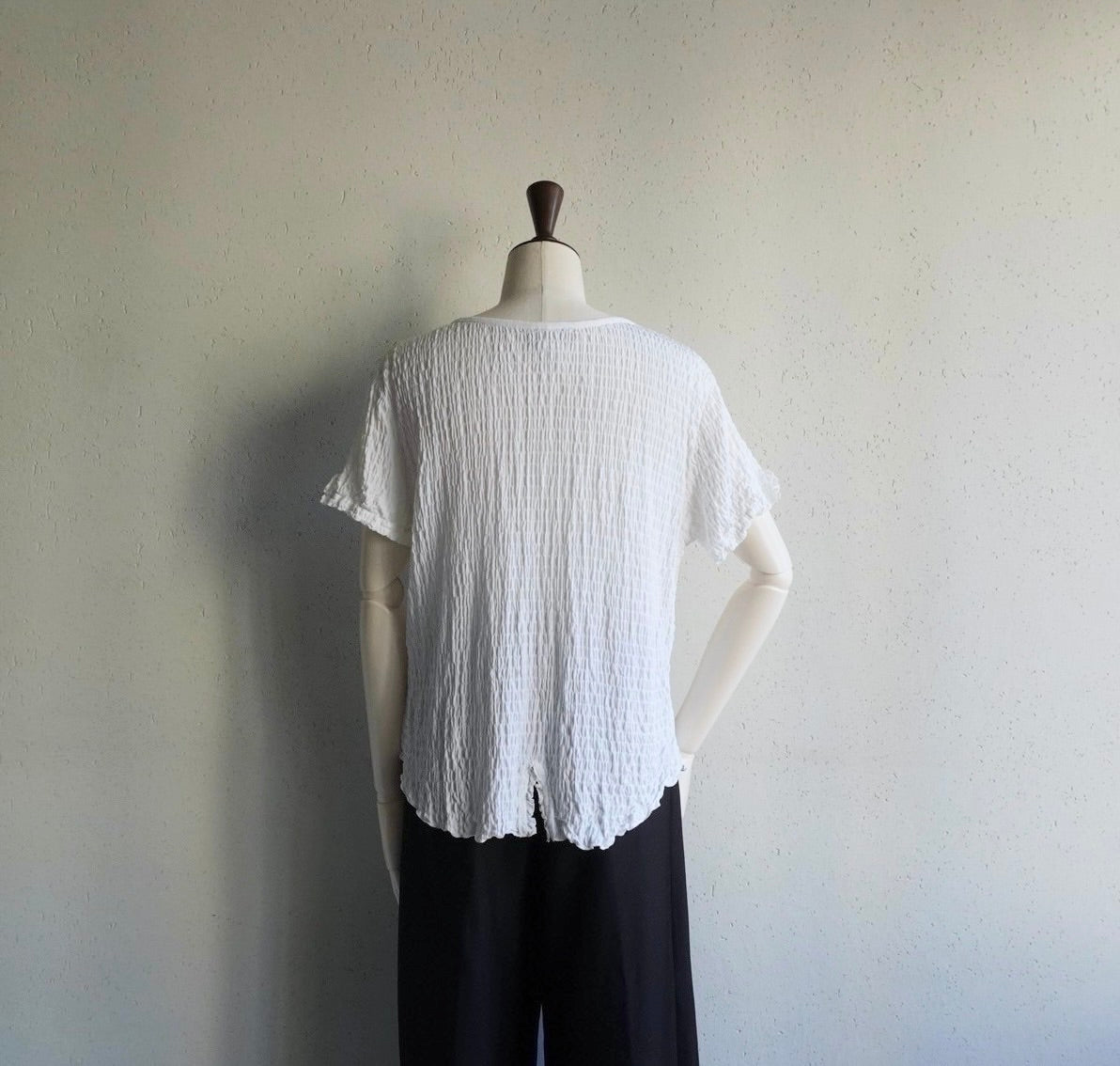 90s Pleated Design Top