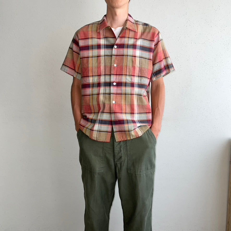 60s Plaid Box Shirt