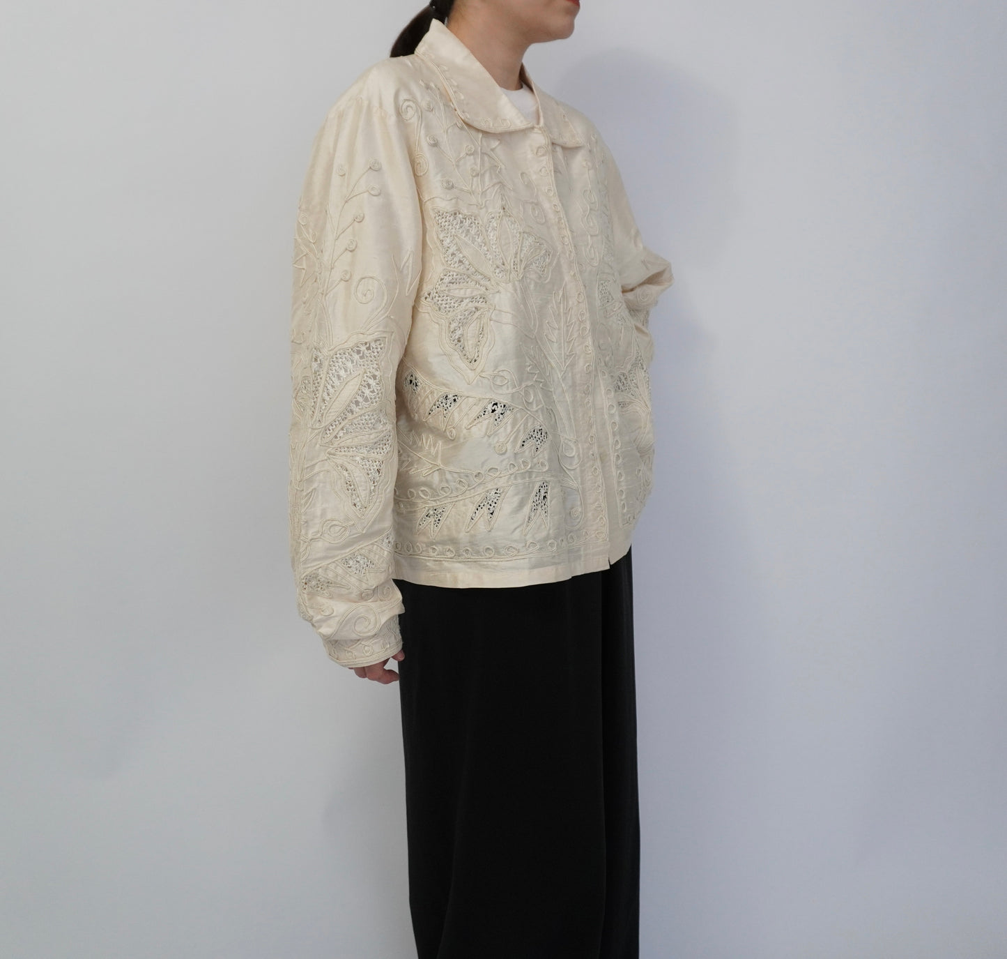90s Silk Shirt, Jacket