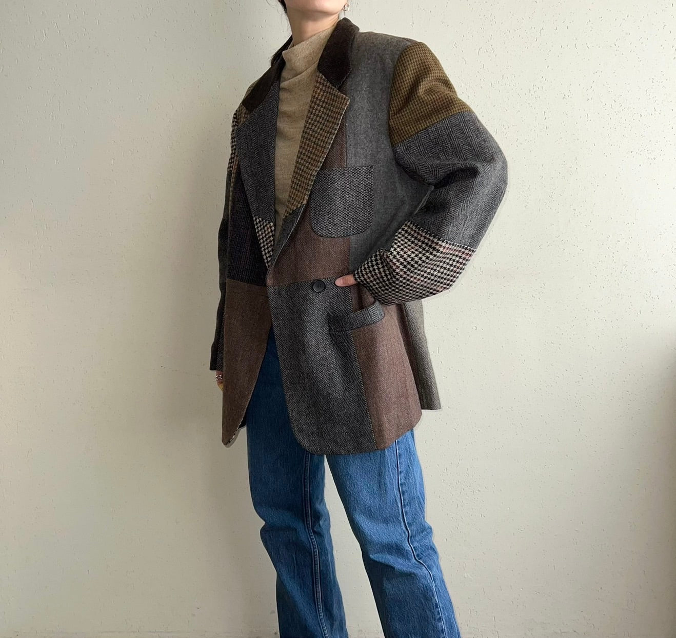 90s Patchwork Jacket