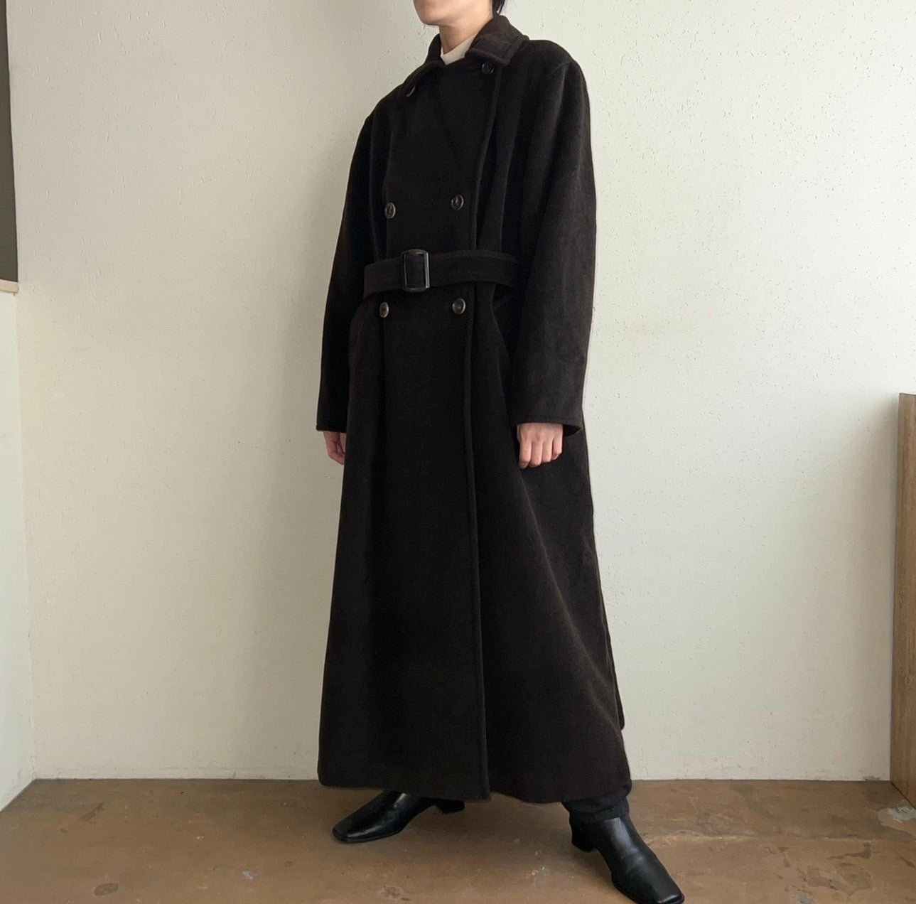 90s "MARELLA" Mohair Mix Coat Made in Italy