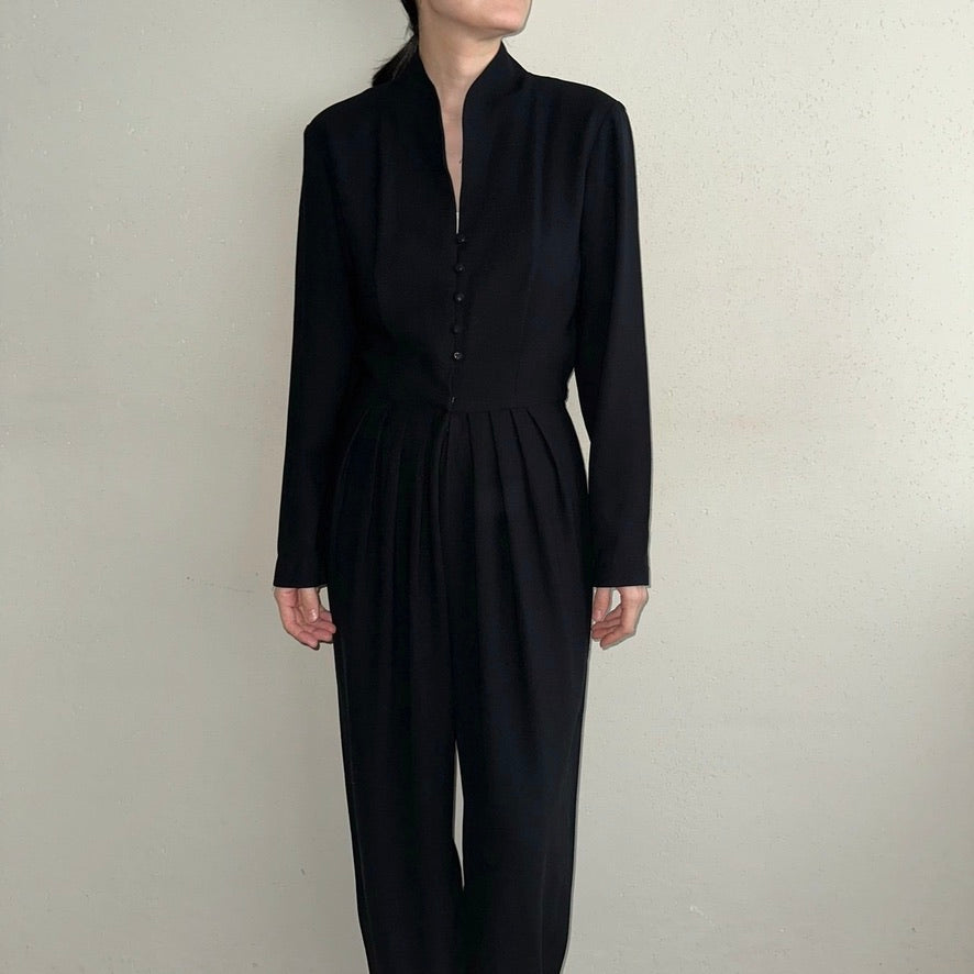90s Black Jumpsuit
