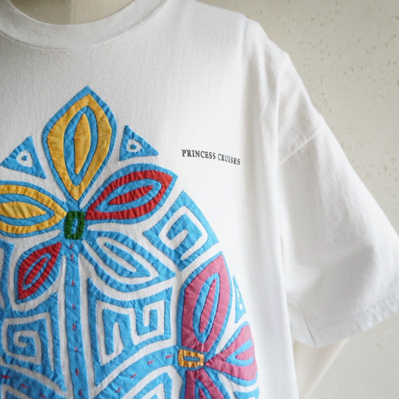 90s"Princess Cruises" Quilted T-shirt