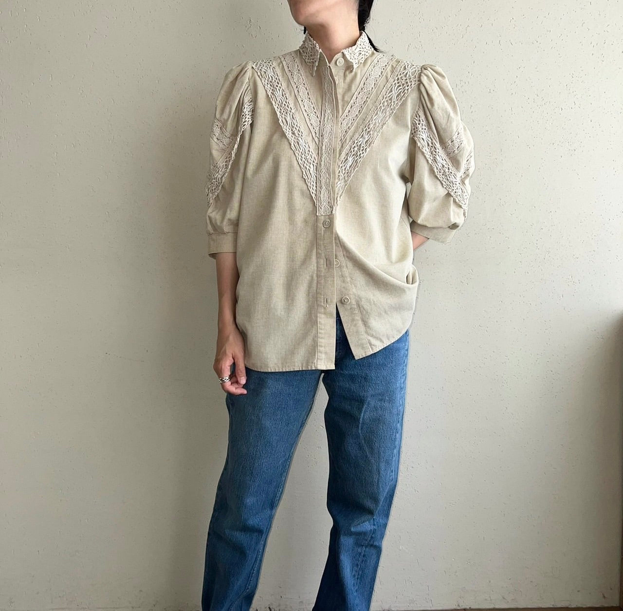 80s EURO Design Blouse