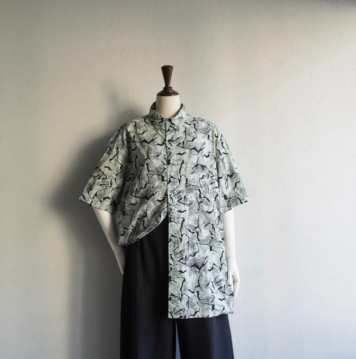 90s EURO Printed Cotton Shirt