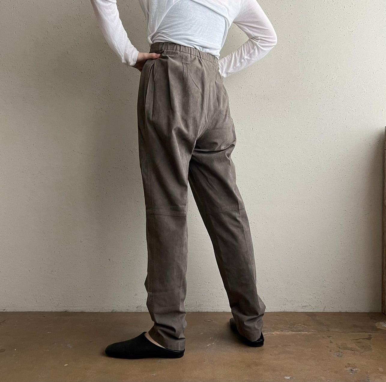 80s Suede Two-Piece Made in USA
