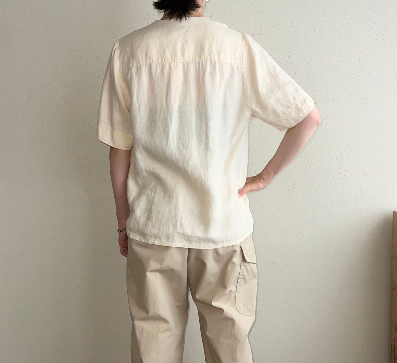 90s Linen Blouse