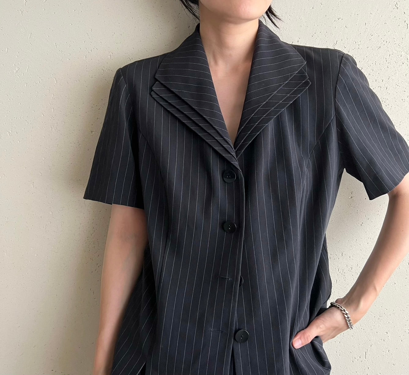 80s "DANNT & NICOLE" Striped Two-Piece