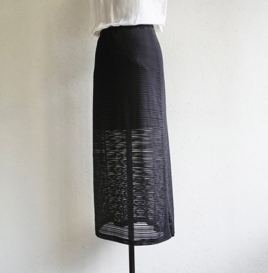 80s Sheer Skirt Made in USA