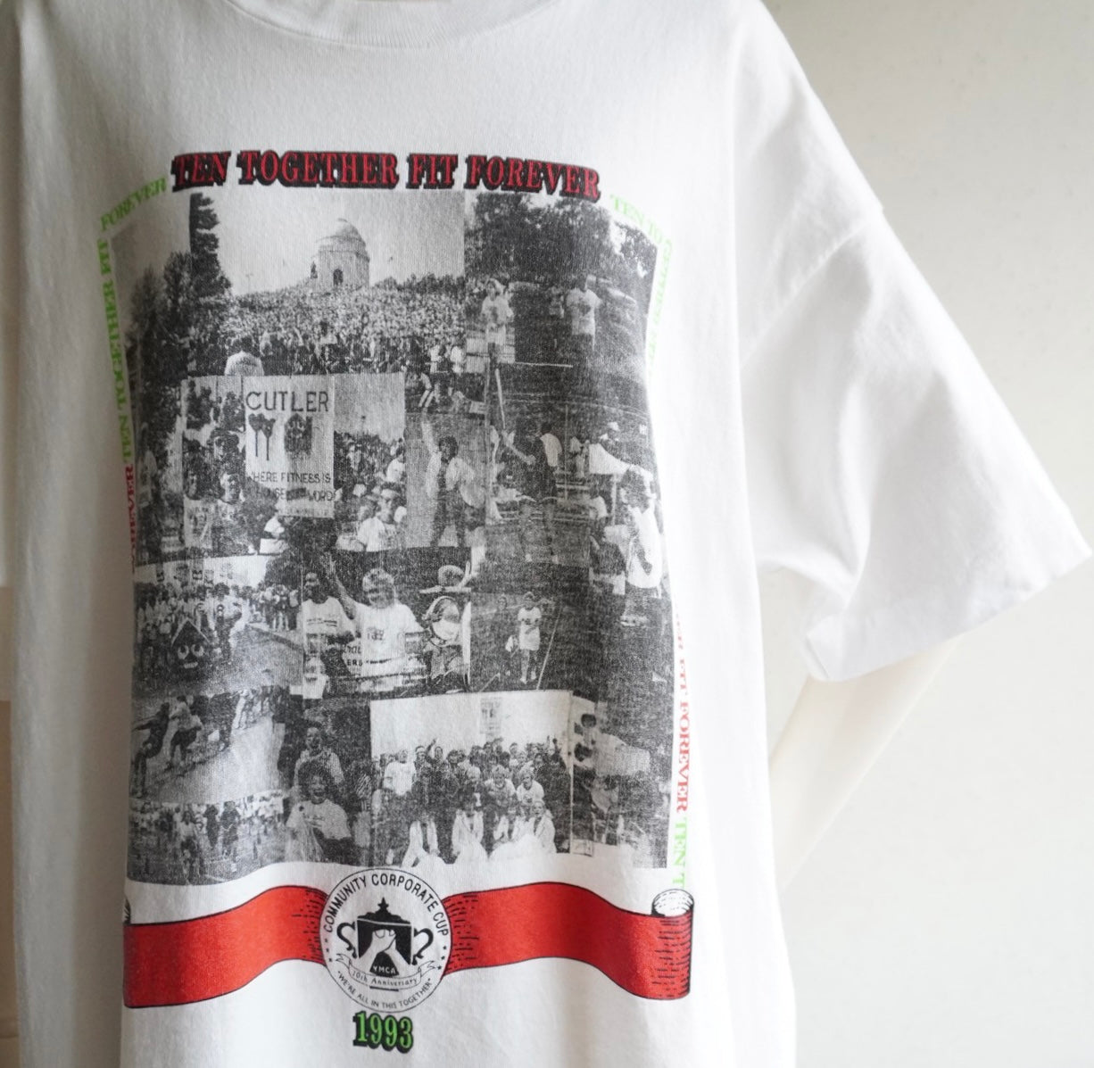 90s Photo Printed T-shirt Made in USA